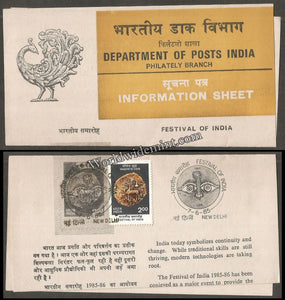 1985 Festival of India - Yaudheya Coin Brochure