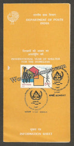 1987 International Year of Shelter for the Homeless Brochure