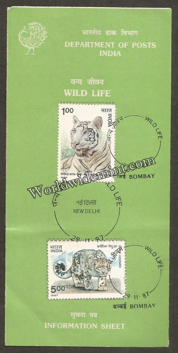 1987 Wild Life - 2v Set Brochure