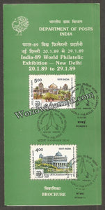 1988 India - 89 - 2v Set Brochure