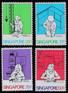 1981 Singapore Jobs Set of 4 #FOR-1201