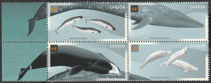 2000 Canada Narwhals Se-tenant Block of 4 #FOR-1273