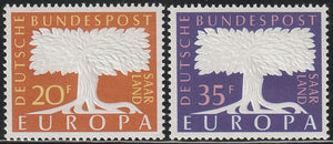 Deutsche BundesPost Saar Land Set of 2 MNH #FOR-1393