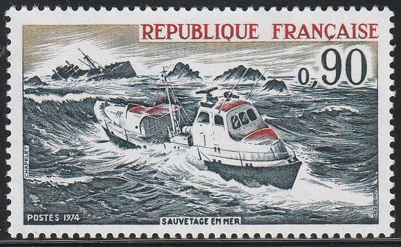 1974 France French Lifeboat Service MNH #FOR-1395