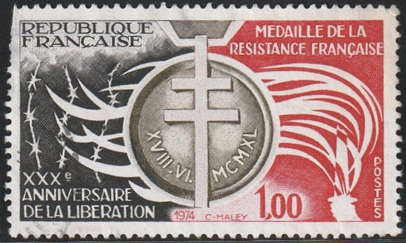 1974 France The 30th Anniversary of the Liberation MNH #FOR-1416