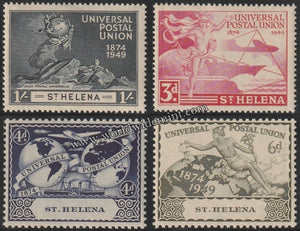 ST. HELENA 1949 - UPU 4V MNH SG: 145 - 148 CV: £5