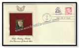 1990 USA Luis Munoz Marin First Governor of Puerto Rico - Gold Replica FDC #FE145