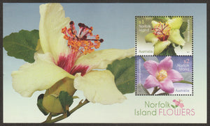 2017 Norfolk Island Flowers MS #FOR-1505