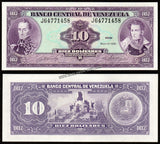 Venezuela 10 Bolivars 1986-1995 UNC Banknote N#204523