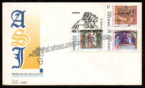 1993 Spain Holy Year of Jarobro (Jacobean) FDC #FA162