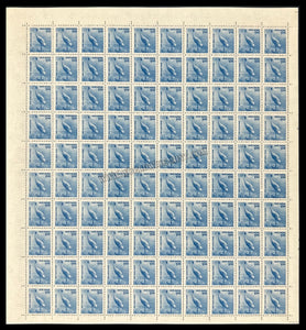 INDIA Saras Crane 9th Series(1 00) Definitive Full Sheet of 100 Stamps MNH