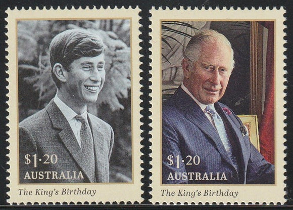 2023 Australia Charles III The King's Birthday Set of 2 #FOR-1755