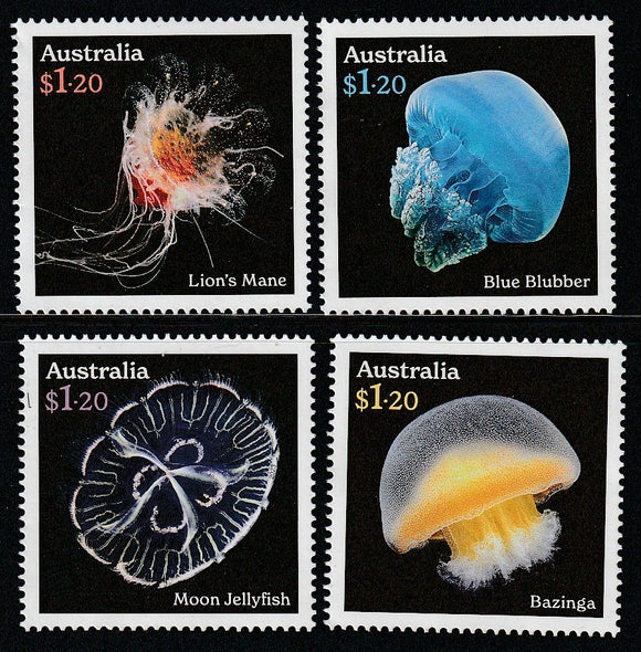 2023 Australia Marine Life - Jellyfish - Underwater Wonders Set of 4 #FOR-1759