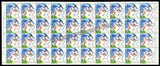 2000 India XXVII Olympics - Tennis Full Sheet of 40 Stamps