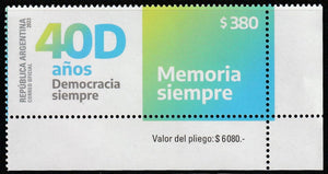 2023 Argentina 40 years Democracy  #FOR-1783