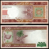 Mauritania 200 Ouguiya - 2013 UNC Banknote N#209724