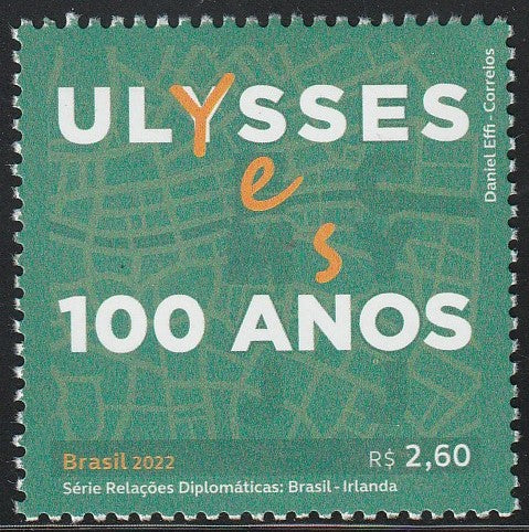 2022 Brazil The 100th Anniversary of the Diplomatic Relations with Ireland - Ulysses #FOR-1828