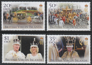 2023 British Virgin Islands Royal Wedding - Charles III Set of 4 #FOR-1857