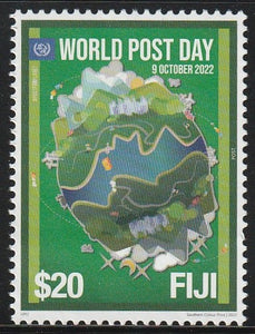 2022 Fiji World Post Day - MNH #FOR-189