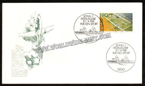 1981 Germany Sports FDC - Rowing #FA192