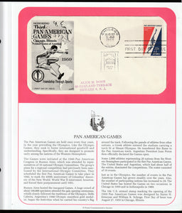 1959 USA Third Pan American Games FDC #FE192