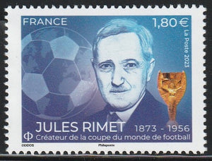 2023 France The 150th Anniversary of the Birth of Jules Rimet, (Former president of the French Football Federation) 1873-1956 #FOR-1945