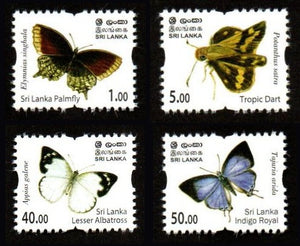 2022 Sri Lanka Insects - Endemic Butterflies of Sri Lanka #SL-2009a