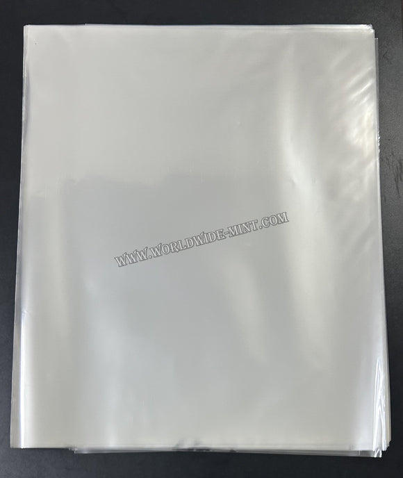 15 X 18 inch - 1 pc - For Philatelic Documents - BOPP Sleeves Imported Taiwan / Thailand