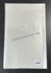 25 X 42 Cms - 1kg (Approx 100 pcs) - For Philatelic Documents - BOPP Sleeves Imported Taiwan / Thailand