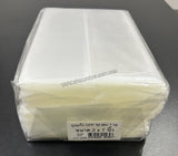 2 X 7 inch - 500g (Approx 555 pcs) - For Setenant & Strip - BOPP Sleeves Imported Taiwan / Thailand