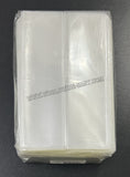 2 X 7 inch - 500g (Approx 555 pcs) - For Setenant & Strip - BOPP Sleeves Imported Taiwan / Thailand