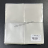 9 X 10 Cms - 500g (Approx 585 pcs) - For Block of 4 - BOPP Sleeves Imported Taiwan / Thailand