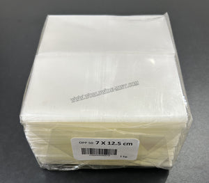 7 X 12.5 Cms - 1kg (Approx 1250 pcs) - For Old & New 1/2/5 Rupees Currency Notes - BOPP Sleeves Imported Taiwan / Thailand