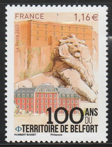 2022 France The 100th Anniversary of the Belfort Territory - Lion #FOR-202