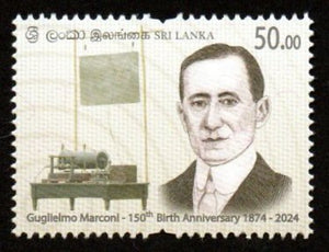 2024 SRI LANKA The 150th Anniversary of the Birth of Guglielmo Marconi, 1874-1937 #SL2085