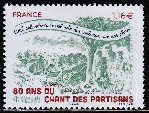 2023 France The 80th Anniversary of the Chant des Partisans (Album Song) #FOR-211