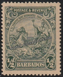 1925 - 1935 BARBADOS - SEAL OF COLONY W/M: MULTI SCRIPT CA MNH SG: 230