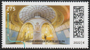 2022 Germany Heidelberger Platz, (Train Travel terminals in Berlin) MNH #FOR-235