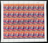 2010 India XIX Commonwealth Games - Badminton Full Sheet of 40 Stamps