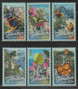 2023 Gibraltar Insects - Butterflies of Gibraltar Set of 6 MNH #FOR-264