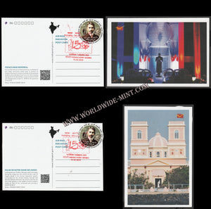 2019 Our Lady of Angels Church & French War Memorial - Gandhi Pondicherry Maxim card #MC265a