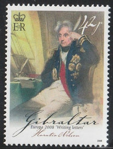 2008 Gibraltar Horatio Nelson MNH #FOR-265C