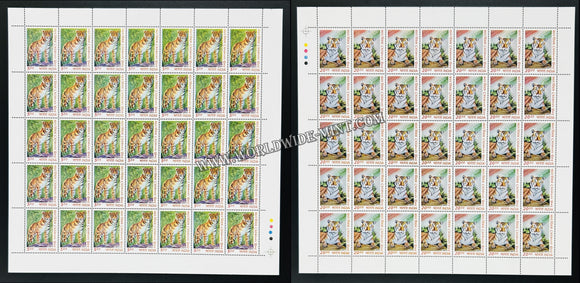 2011 India Children's Day - Set of 2 Full Sheet of 35 Stamps