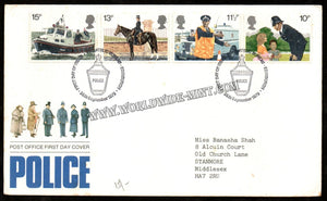 1979 UK Police FDC - Boat, Horse #FA272