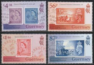 2023 Guernsey The 75th Anniversary of Regional Stamps for Guernsey Set of 4 MNH #FOR-279