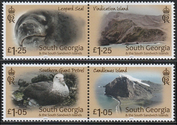 2023 South Georgia Island MNH Sea, Mountain, Birds, Seal #FOR-281