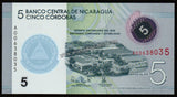 Nicaragua 5 Córdoba -2020 UNC Commemorative Polymer Banknote N#239037