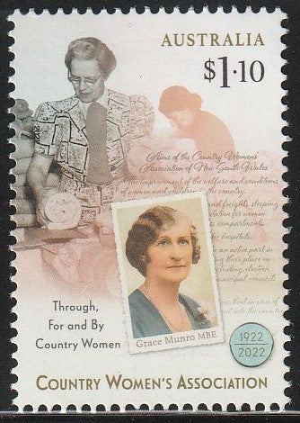 2022 Australia The 100th Anniversary of the Country Women's Association MNH #FOR-28