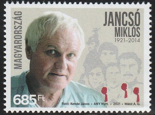 2021 Hungary The 100th Anniversary of the Birth of Miklós Jancsó, (film director and screenwriter) 1921-2014 MNH #FOR-290