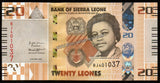 Sierra Leone 20 Leones - 2022 UNC Banknote N#335304